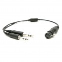 Aviadion headsets adapter XLR to PJ