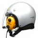 Paragliding helmet for PPG with wire communication set