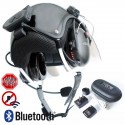 Wireless PPG helmet with communication and active noise reduction, carbon edition