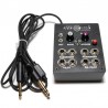 2-place portable aircraft intercom