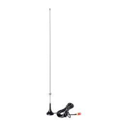Dual-band car antenna with magnetic base and SMA-F, 50 cm