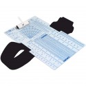 IFR clipboard with leg strap