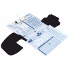 VFR clipboard with leg strap