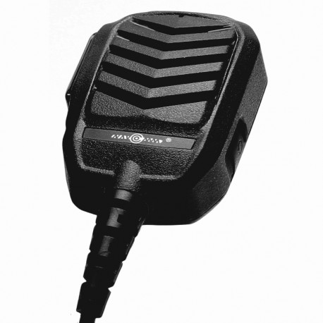 Waterproof speaker microphone with headset output