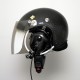 Made entirely of carbon fiber a PPG communication helmet
