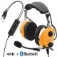 Deluxe aviation headset with ANR and Bluetooth