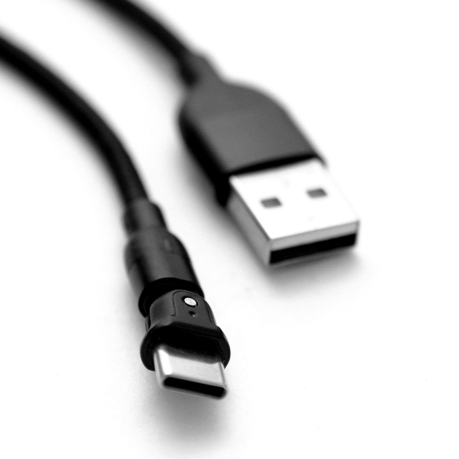 KABEL USB-C/USB-A, Z KOŃCÓWKĄ 180°